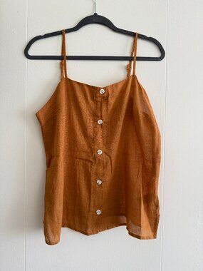 Linen Top - Size M - Old Navy